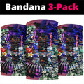 Personalized Adelaide Crow Football Neck Gaiter Tropical Hibiscus Flowers - Pacific Fusion Style