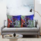 Personalized Adelaide Crow Football Pillow Cover Tropical Hibiscus Flowers - Pacific Fusion Style