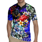 Personalized Adelaide Crow Football Rugby Jersey Tropical Hibiscus Flowers - Pacific Fusion Style