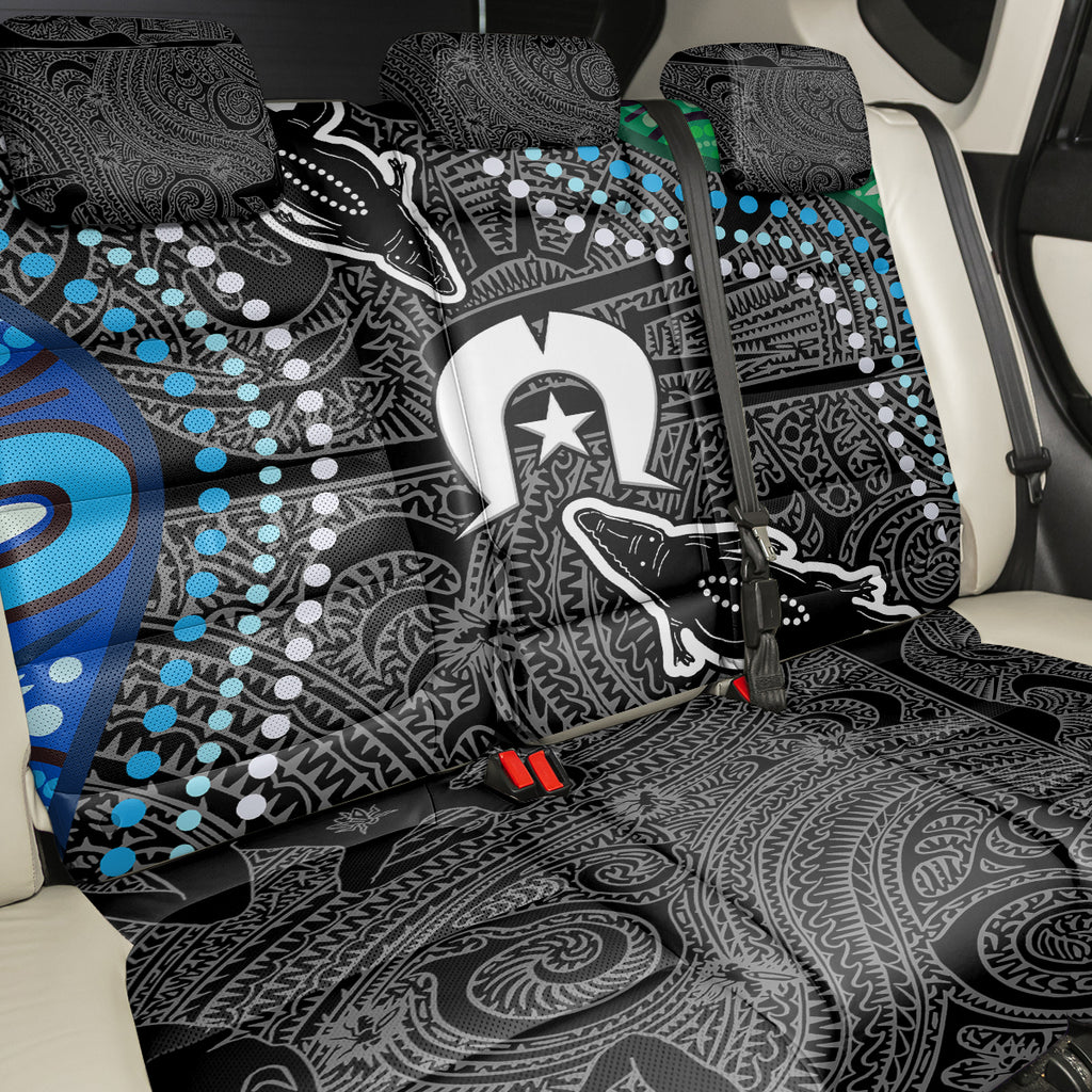 Torest Trait Islands Mix Crocodine Aboriginal Pattern Back Car Seat Cover