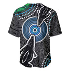 Torest Trait Islands Mix Crocodine Aboriginal Pattern Baseball Jersey
