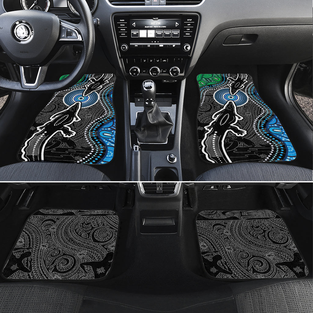 Torest Trait Islands Mix Crocodine Aboriginal Pattern Car Mats