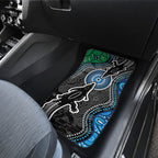 Torest Trait Islands Mix Crocodine Aboriginal Pattern Car Mats