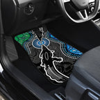 Torest Trait Islands Mix Crocodine Aboriginal Pattern Car Mats