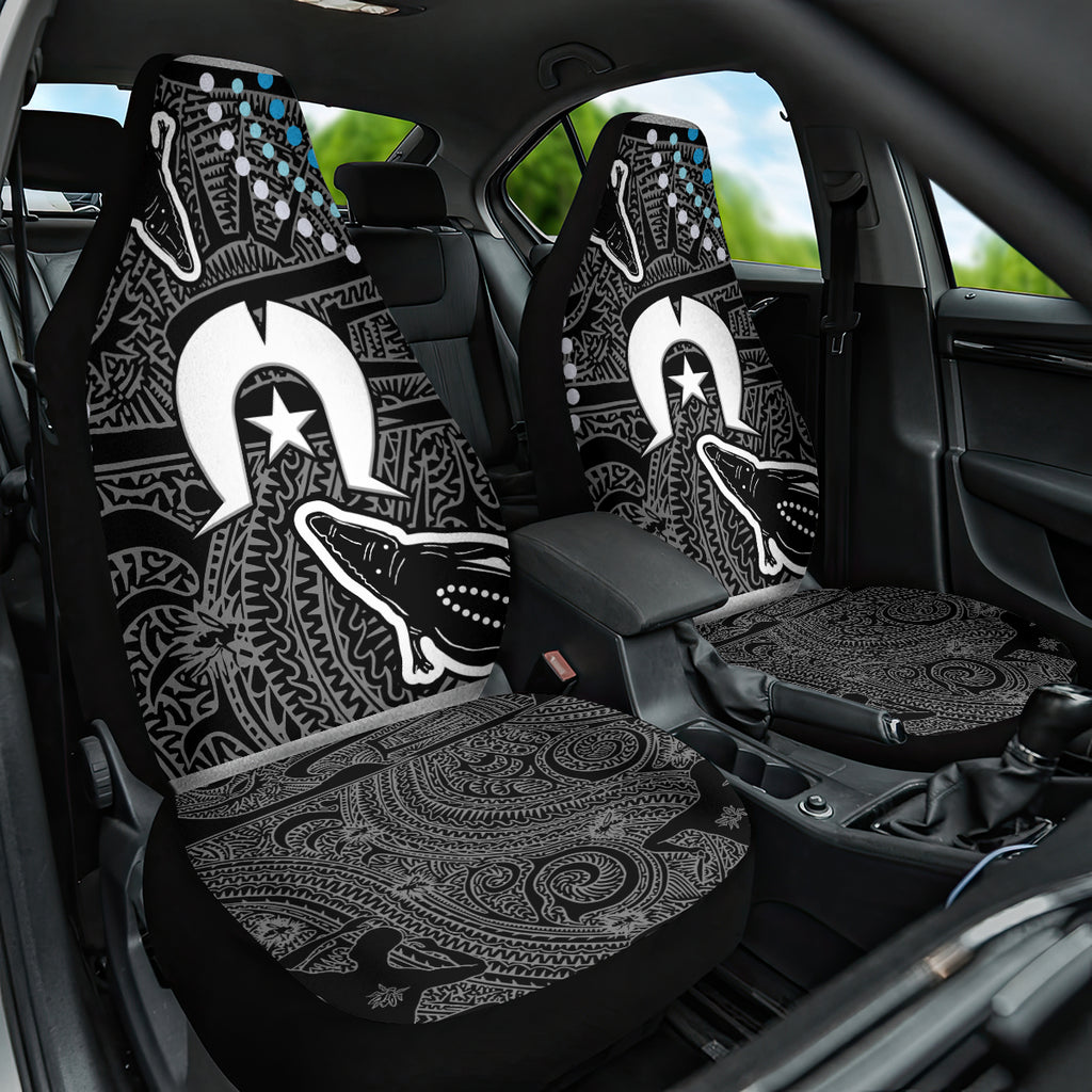 Torest Trait Islands Mix Crocodine Aboriginal Pattern Car Seat Cover