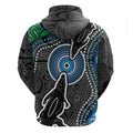 Torest Trait Islands Mix Crocodine Aboriginal Pattern Hoodie
