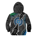 Torest Trait Islands Mix Crocodine Aboriginal Pattern Kid Hoodie