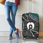 Torest Trait Islands Mix Crocodine Aboriginal Pattern Luggage Cover