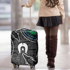 Torest Trait Islands Mix Crocodine Aboriginal Pattern Luggage Cover