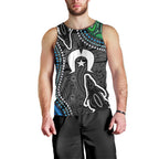 Torest Trait Islands Mix Crocodine Aboriginal Pattern Men Tank Top