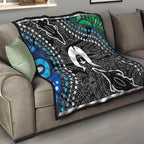 Torest Trait Islands Mix Crocodine Aboriginal Pattern Quilt
