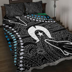 Torest Trait Islands Mix Crocodine Aboriginal Pattern Quilt Bed Set
