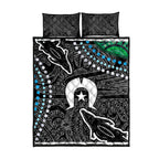 Torest Trait Islands Mix Crocodine Aboriginal Pattern Quilt Bed Set