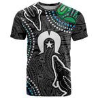Torest Trait Islands Mix Crocodine Aboriginal Pattern T Shirt
