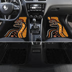 Aboriginal Snake Pattern Dot Art Car Mats
