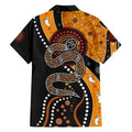 Aboriginal Snake Pattern Dot Art Hawaiian Shirt