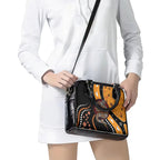 Aboriginal Snake Pattern Dot Art Shoulder Handbag