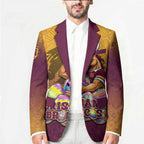 Personalized Brisbane Broncos Blazer Easter Mascot - Colorful Eggs Cartoon Style