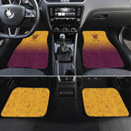 Personalized Brisbane Broncos Car Mats Easter Mascot - Colorful Eggs Cartoon Style