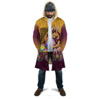 Personalized Brisbane Broncos Cloak Easter Mascot - Colorful Eggs Cartoon Style