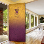 Personalized Brisbane Broncos Door Cover Easter Mascot - Colorful Eggs Cartoon Style