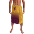 Personalized Brisbane Broncos Lavalava Easter Mascot - Colorful Eggs Cartoon Style