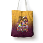 Personalized Brisbane Broncos Tote Bag Easter Mascot - Colorful Eggs Cartoon Style