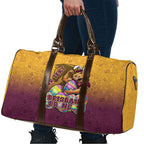 Personalized Brisbane Broncos Travel Bag Easter Mascot - Colorful Eggs Cartoon Style
