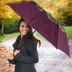 Personalized Brisbane Broncos Umbrella Easter Mascot - Colorful Eggs Cartoon Style