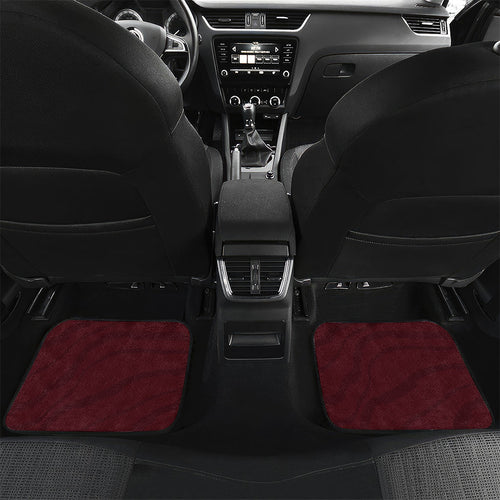 Personalized Queensland Oztag Car Mats Abstract Wave And Dotted Pattern Sports