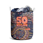 Adelaide Crows NAIDOC Week 2026 Laundry Basket Australian Aboriginal Dot Art Dreamtime Pattern Style