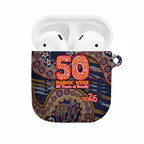 Adelaide Crows NAIDOC Week 2026 AirPods Case Australian Aboriginal Dot Art Dreamtime Pattern Style