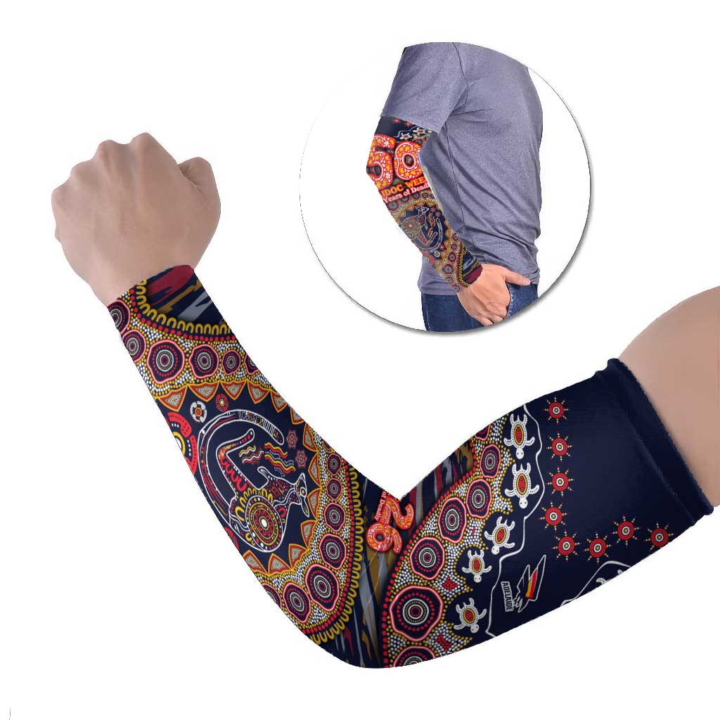 Adelaide Crows NAIDOC Week 2026 Arm Sleeves Australian Aboriginal Dot Art Dreamtime Pattern Style