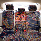 Adelaide Crows NAIDOC Week 2026 Back Car Seat Cover Australian Aboriginal Dot Art Dreamtime Pattern Style