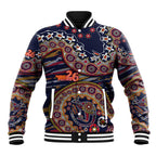Adelaide Crows NAIDOC Week 2026 Baseball Jacket Australian Aboriginal Dot Art Dreamtime Pattern Style