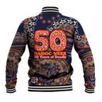 Adelaide Crows NAIDOC Week 2026 Baseball Jacket Australian Aboriginal Dot Art Dreamtime Pattern Style