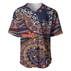 Adelaide Crows NAIDOC Week 2026 Baseball Jersey Australian Aboriginal Dot Art Dreamtime Pattern Style