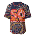 Adelaide Crows NAIDOC Week 2026 Baseball Jersey Australian Aboriginal Dot Art Dreamtime Pattern Style