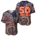 Adelaide Crows NAIDOC Week 2026 Baseball Jersey Australian Aboriginal Dot Art Dreamtime Pattern Style