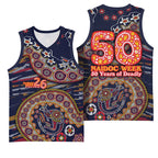 Adelaide Crows NAIDOC Week 2026 Basketball Jersey Australian Aboriginal Dot Art Dreamtime Pattern Style