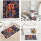 Adelaide Crows NAIDOC Week 2026 Bathroom Set Australian Aboriginal Dot Art Dreamtime Pattern Style
