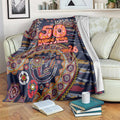 Adelaide Crows NAIDOC Week 2026 Blanket Australian Aboriginal Dot Art Dreamtime Pattern Style
