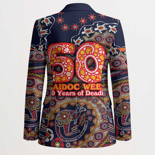Adelaide Crows NAIDOC Week 2026 Blazer Australian Aboriginal Dot Art Dreamtime Pattern Style