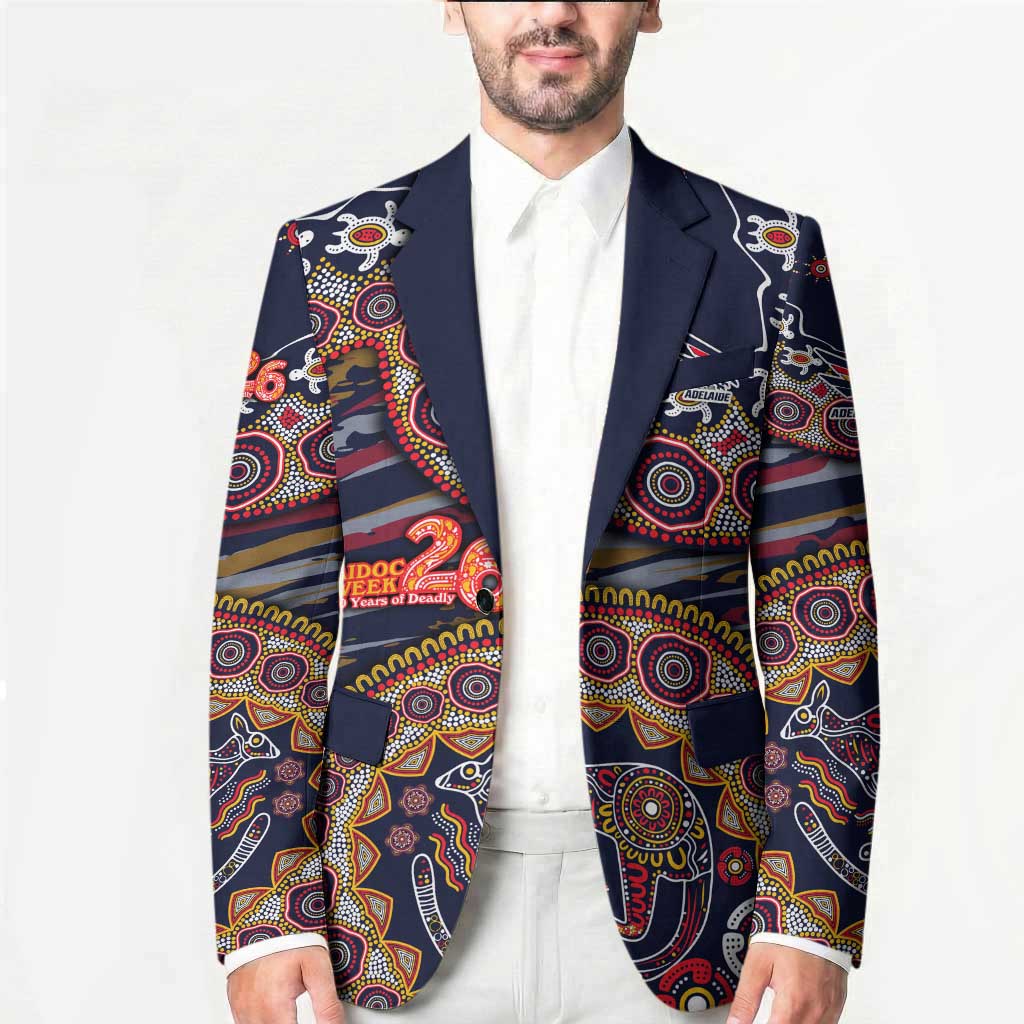 Adelaide Crows NAIDOC Week 2026 Blazer Australian Aboriginal Dot Art Dreamtime Pattern Style