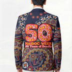 Adelaide Crows NAIDOC Week 2026 Blazer Australian Aboriginal Dot Art Dreamtime Pattern Style