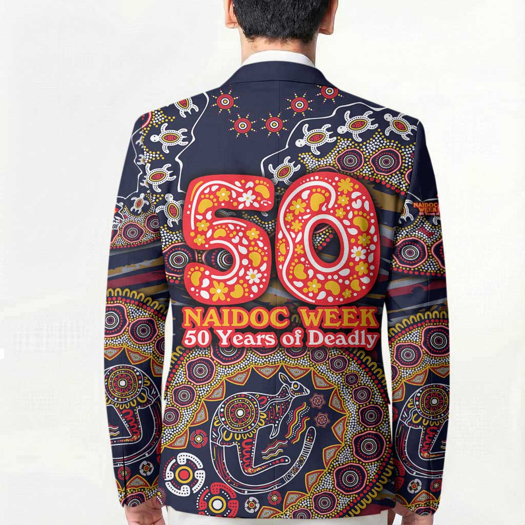 Adelaide Crows NAIDOC Week 2026 Blazer Australian Aboriginal Dot Art Dreamtime Pattern Style