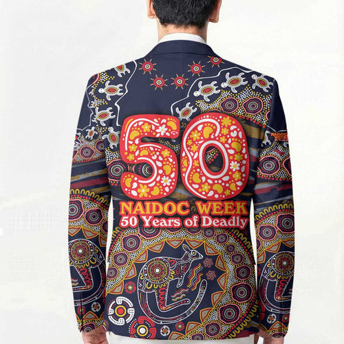 Adelaide Crows NAIDOC Week 2026 Blazer Australian Aboriginal Dot Art Dreamtime Pattern Style