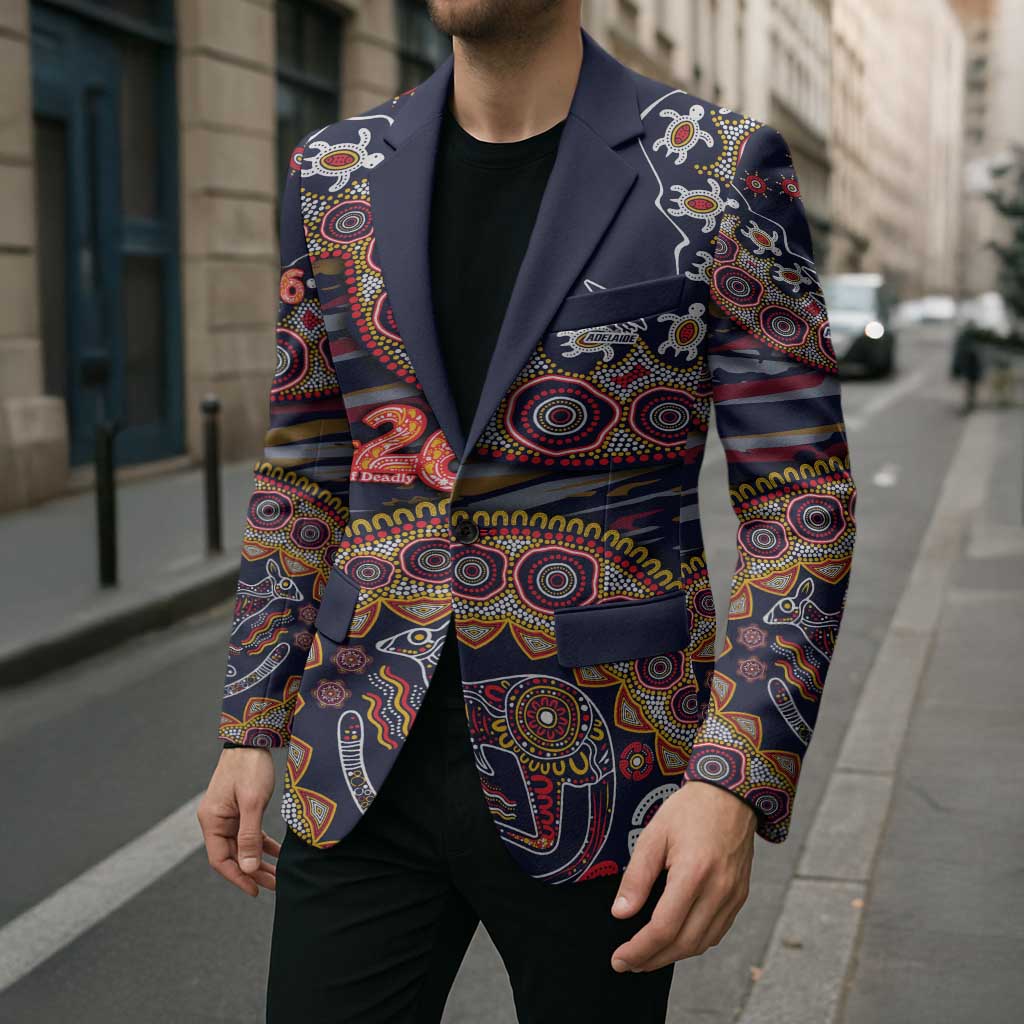 Adelaide Crows NAIDOC Week 2026 Blazer Australian Aboriginal Dot Art Dreamtime Pattern Style