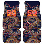 Adelaide Crows NAIDOC Week 2026 Car Mats Australian Aboriginal Dot Art Dreamtime Pattern Style