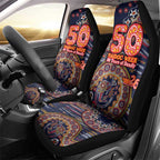 Adelaide Crows NAIDOC Week 2026 Car Seat Cover Australian Aboriginal Dot Art Dreamtime Pattern Style